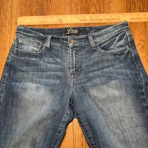 Y2K Lucky Brand Neopolitan Easy‎ Rider Faded Blue Jeans Womens 10/30 Bootcut thumbnail 4
