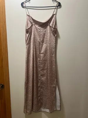 NWT Pink Moon Bay Zebra Side Slit Dress thumbnail 6