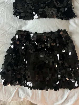 Muche & Muchette Black Sequence skirt set thumbnail 2
