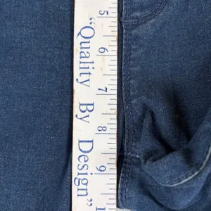 Free People Penny Pull On Flare Jeans Dark Wash Blue Denim Size 30x33 Bohemian thumbnail 5