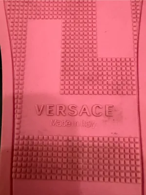 VERSACE Hot Pink Medusa Palazzo Pool Slides MISSING MEDUSA thumbnail 12