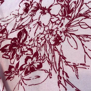 Basic edition size XL pink with red flowers button front cardigan GUC thumbnail 3