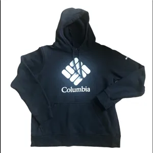 Columbia Sz M Women's Trek Black/Stacked Gem Graphic Long Sleeve Fleece Hoodie thumbnail 2