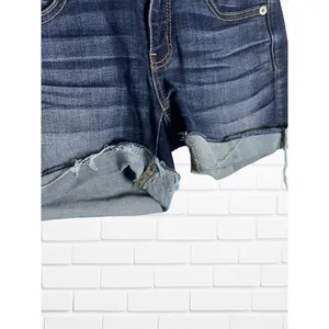 American Eagle Women's 2 Midi Rolled Hem Jean Shorts Super Stretch‎ Denim Café thumbnail 3
