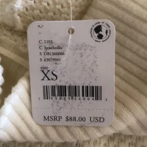 We The Free She’s A Keeper Sweater Ivory Ribbed Funnel Neck Women’s XS NWT thumbnail 14