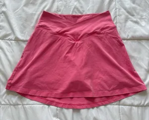 PINK Victorias Secret Crossover Skort Skirt‎ Womens Large Cotton Feminine Dainty thumbnail 1