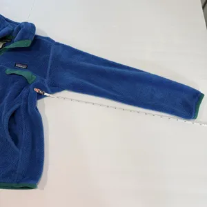 Patagonia Blue Re-Tool Snap-T Pullover Pockets Fuzzy Jacket Women's SMALL thumbnail 7