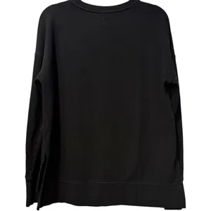 Sweaty Betty After Class Longline Crewneck Oversized Black Sweatshirt‎ Small thumbnail 4