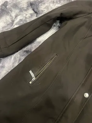 MICHAEL Michael Kors Black Hooded Ski Jacket Silver Size undefined thumbnail 3