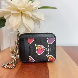 NWT Coach Teri‎ Shoulder Bag and Zip Card Case With Heart Bolt Print thumbnail 10