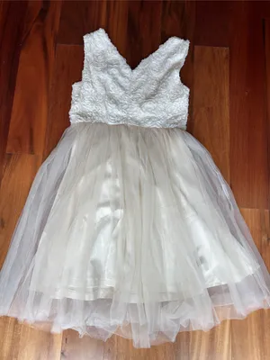 Lindy Bop ivory dress thumbnail 5