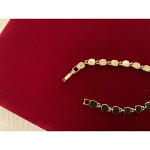 Signed LC Gold Tone Bracelet thumbnail 3