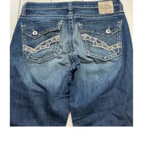 Big Star Maddie Boot Mid Rise Bootcut Jeans Dark Wash Blue Size 29L Long Inseam thumbnail 12