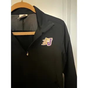 Nike Golf Black 1/4 Zip Pullover Jacket Logo Size S thumbnail 2
