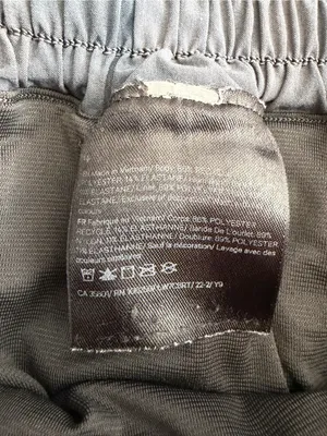 Lululemon Hotty Hot High Rise Shorts Size 4 Gray Tie Dye Lined 4” thumbnail 3