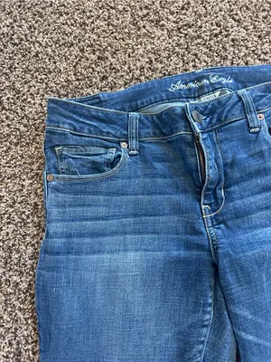 American Eagle Jeans Sz 14 Skinny Super Stretch thumbnail 2