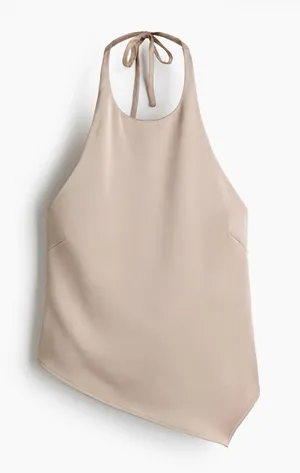 H&M Asymmetrical Halterneck Top thumbnail 1