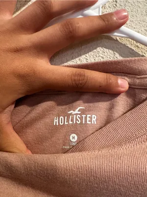Hollister Crop Top Dusty Rose Size Medium 0171 thumbnail 2