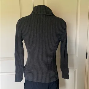 Ralph Lauren Gray Cardigan with Shawl Collar and Side Closure thumbnail 4