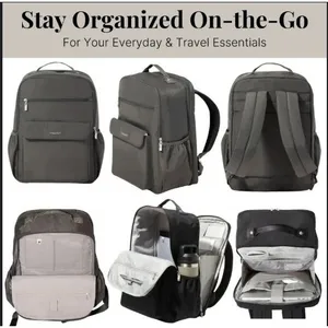 Baggallini Everyday Laptop Backpack Black RFID Travel Work Bag thumbnail 13