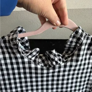 Tyler Boe Gingham Ruffle Neck Stella Dress thumbnail 4