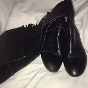 House of Harlow 1960 39.5 knee fringes boots thumbnail 3