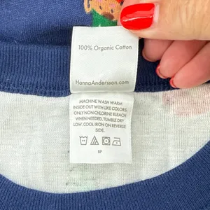 Hanna Andersson Heirloom‎ Ornaments Organic Cotton Long John Pajama Top Small thumbnail 8