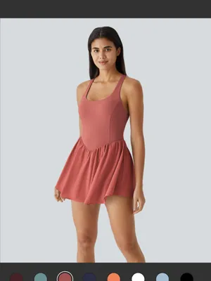 Halara Breezeful™ Corset 2-in-1 Pocket Mini Quick Dry Flowy Pickleball Active thumbnail 5