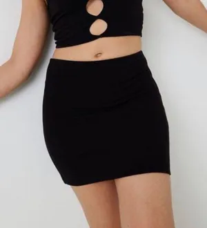 Mini Tube Skirt Black thumbnail 2