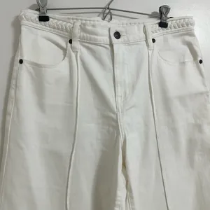 Johnny Was The Braided Wide Leg Jeans White 30 thumbnail 7