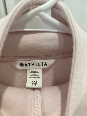 Athleta Pink Forever Fleece Size xxs thumbnail 5