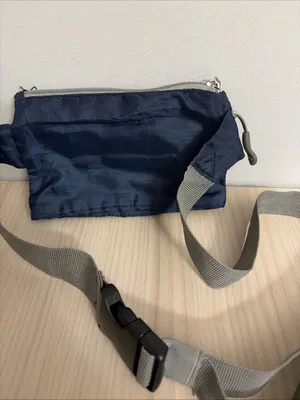 Travelon Navy Belt Bag with Gray Strap thumbnail 5