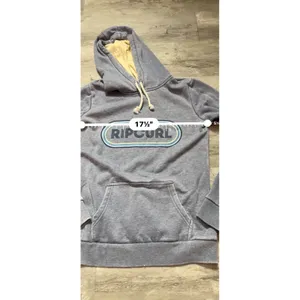 Rip Curl Women's Small Blue Soft Puff Hoodie Surf Casual Relaxed Size M A4-0010 thumbnail 4