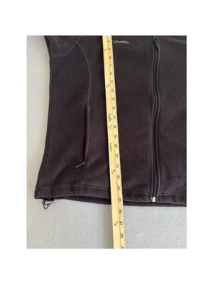 Columbia Benton Springs Fleece Jacket Womens Large Black Full‎ Zip XL6511 thumbnail 9