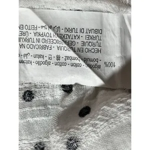 Zara Women's White Polka Dots Balloon Long Sleeve Tie High Neck Blouse Top Sz L thumbnail 6