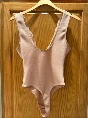 Free People First Call Bodysuit in Mauve thumbnail 3
