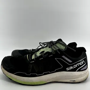 Salomon Ultra Raid Running Shoes Lace Up Black White Patina Green W11.5 M10.5 thumbnail 4
