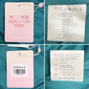 NWT Hello Molly Fashion Standard One-Shoulder Maxi Dress Emerald Green Size 10 thumbnail 12