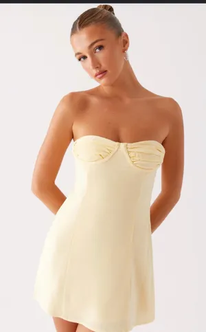 Peppermayo Mini Dress Yellow thumbnail 1