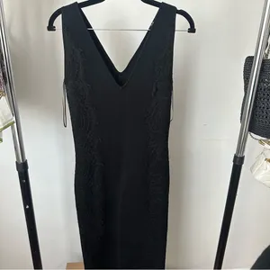 Zara Elegant Black Lace Dress thumbnail 2