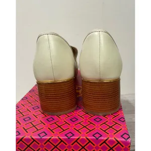 Tory Burch Everly 55mm Loafer Dulce De Leche Croc Leather Block Heel 137837 5.5M thumbnail 3