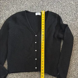 Old Navy Black Button-Up Cardigan thumbnail 2