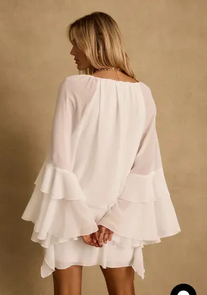 12th Tribe Mini Dress White thumbnail 2