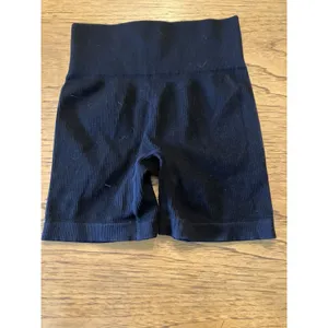 Women’s Black Seamless High-Waisted Shapewear Shorts Moderate Compression thumbnail 2