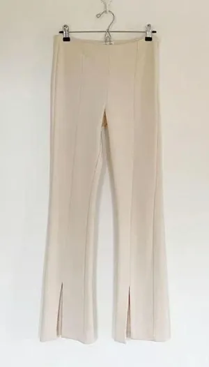Mango / Slit Hem Pants in Ecru Size S thumbnail 7