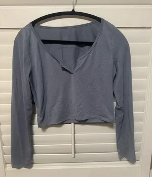 Lululemon Long Sleeve Cropped Shirt thumbnail 1
