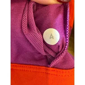 Lululemon Catch Me Sports Bra Women 4 Purple Red Criss Cross Back‎ Athleisure thumbnail 9