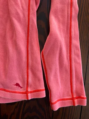 Tommy Bahama Pink Quarter Zip Sweatshirt thumbnail 3