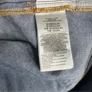 Gap Long‎ & lean trouser jeans size 35R thumbnail 6