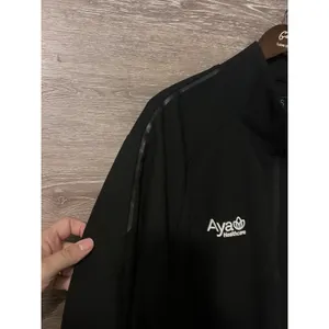 FIGS Jacket 2XL Black Technical Collection Windbreaker Ayla Healthcare Logo thumbnail 3